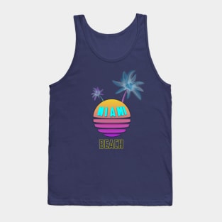 neon Miami beach Tank Top